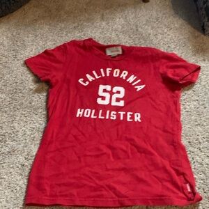 Red California Hollister shirt brand new